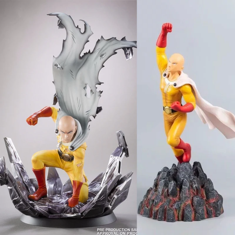 Anime One Punch Man Saitama figura de acción estatua modelo Juguetes