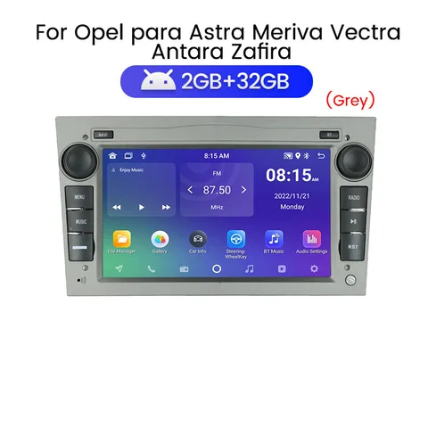 Автомагнитола для Opel, стерео-система на Android, с 7 "экраном, Wi-Fi, GPS, для Opel Vauxhall Astra H, G, J, Vectra, Antara, Zafira, Corsa, Vivaro, Meriva, типоразмер 2 Din