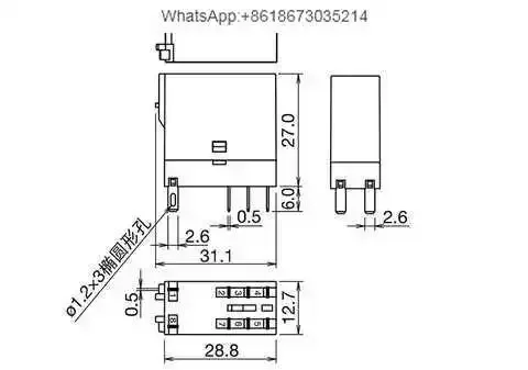 10 шт. реле RJ2S-CL-D24 напряжение 24 В постоянного тока база SJ2S-05B полный комплект с