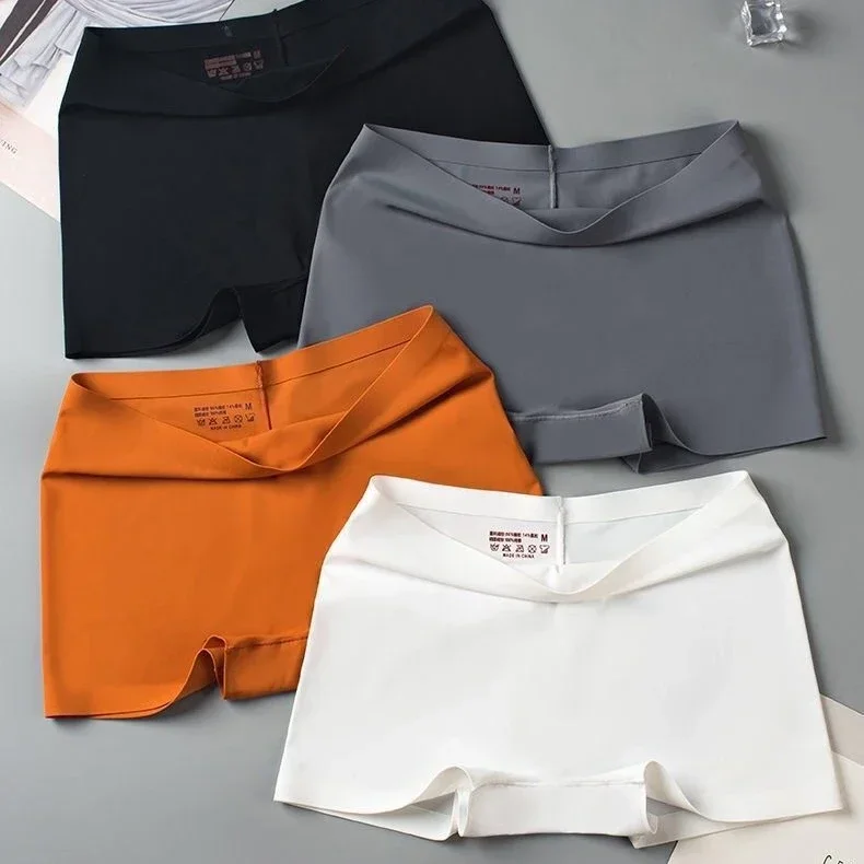 

1 шт., женские бесшовные трусы-боксеры с высокой талией