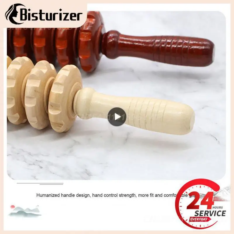 

Wooden Exercise Roller Massage Sports Injury Gym Body Leg Trigger Point Muscle Roller Sticks Abdominal Massager Health Care