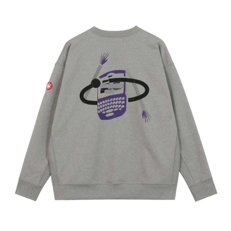 

Top Version C E Hoodie Men Women 1:1 Nostalgic Nokia Mobile Phone Printed Sweater Flocking CE Pullover Top