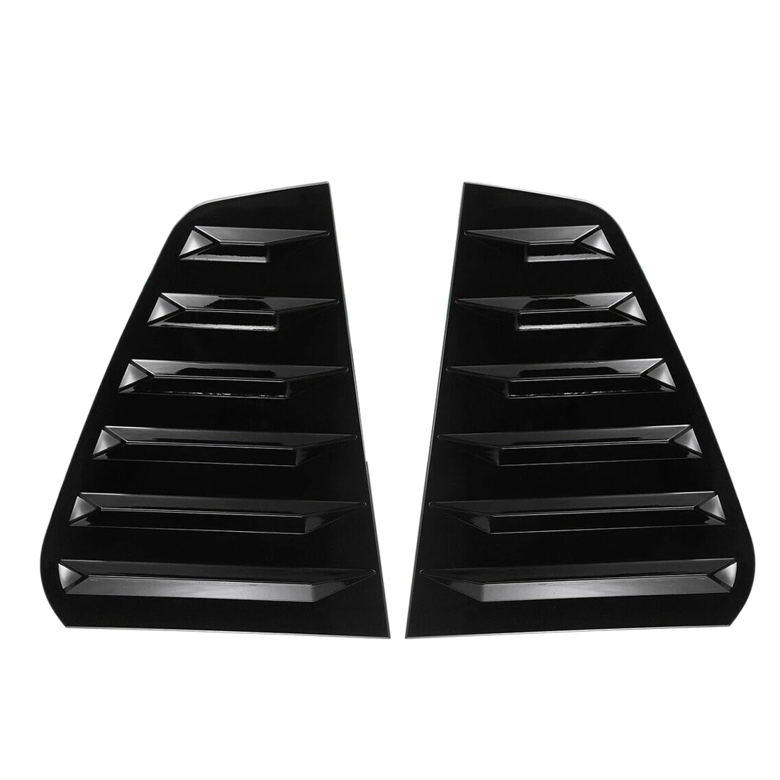 

Автомобильные накладки на задние боковые окна, для Golf 7 R 7 7,5 2013-2020 гоночные стильные оконные жалюзи Черная Овальная крышка