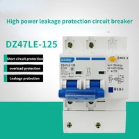 leakage protector dz47le 1252p small leakage circuit breaker 80a100a125a leakage switch