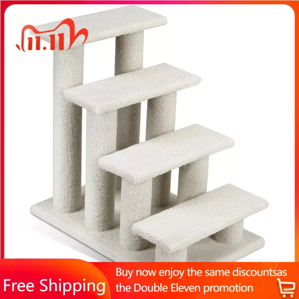 

Лестница для кошек, Ступенчатая лестница, Когтеточка, 8 когтеточков, лестница для домашнего сада