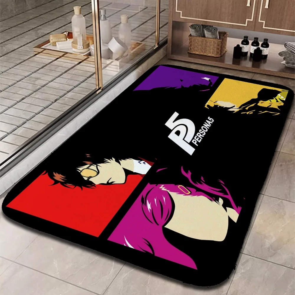 P-persona 5 Комплектов Из Напольных Ковриков — Ковер Для Спальни Кухни Прихожей