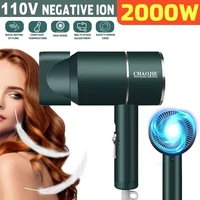 110v 2000w professional hair dryer strong wind salon dryer hot cold dry hair negative ionic hammer blower electric hair dry
