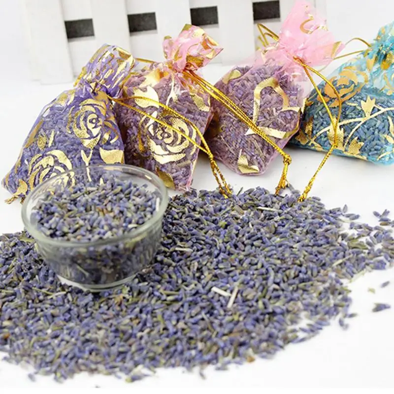 

Natural Lavender Bud Dry Flower Sachet Bag Car Room Fragrance &Mildew Sachets Home Desiccant Refresh Aromatic Moth Air A7C2