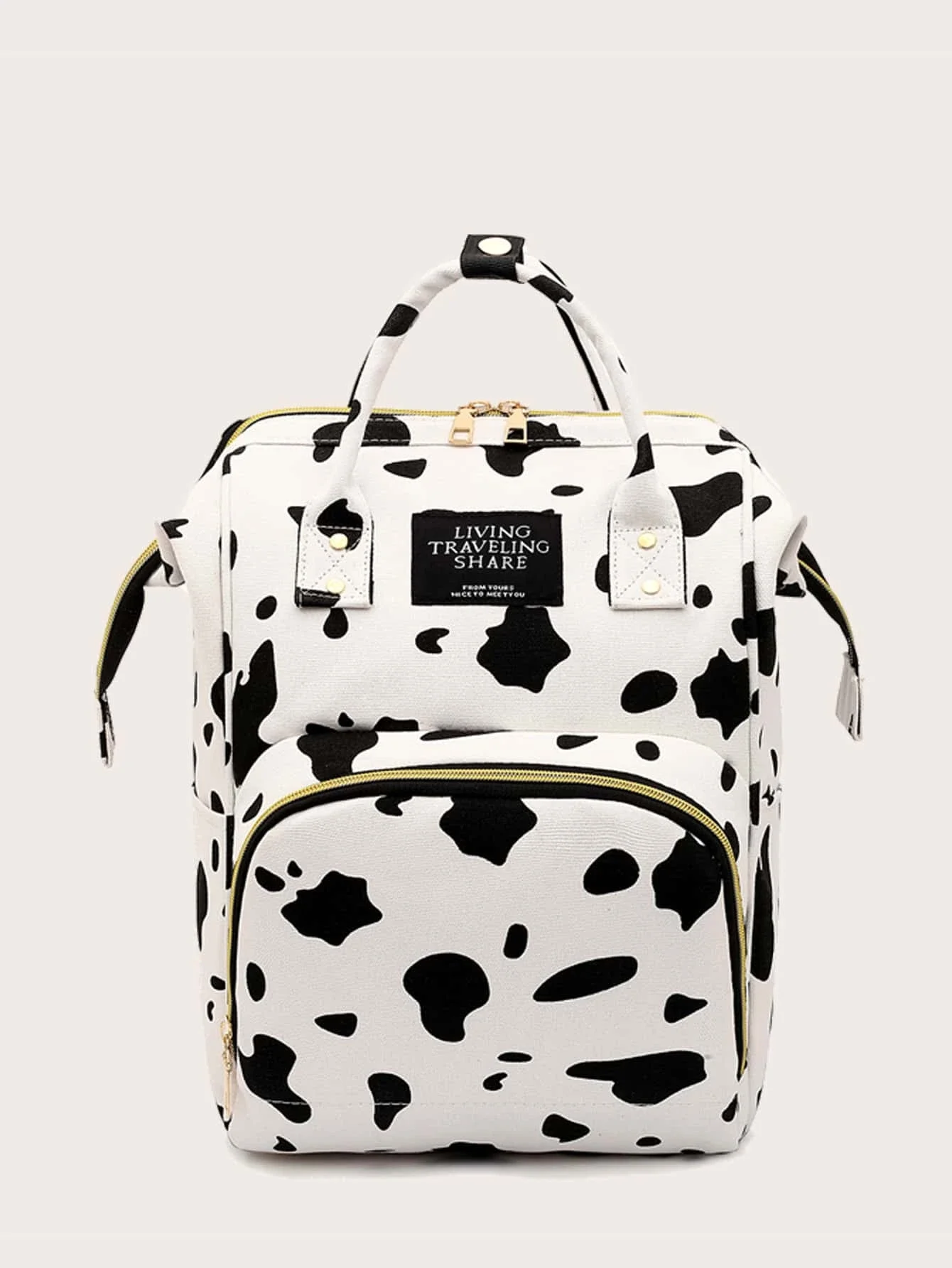 

Cow Print Backpack