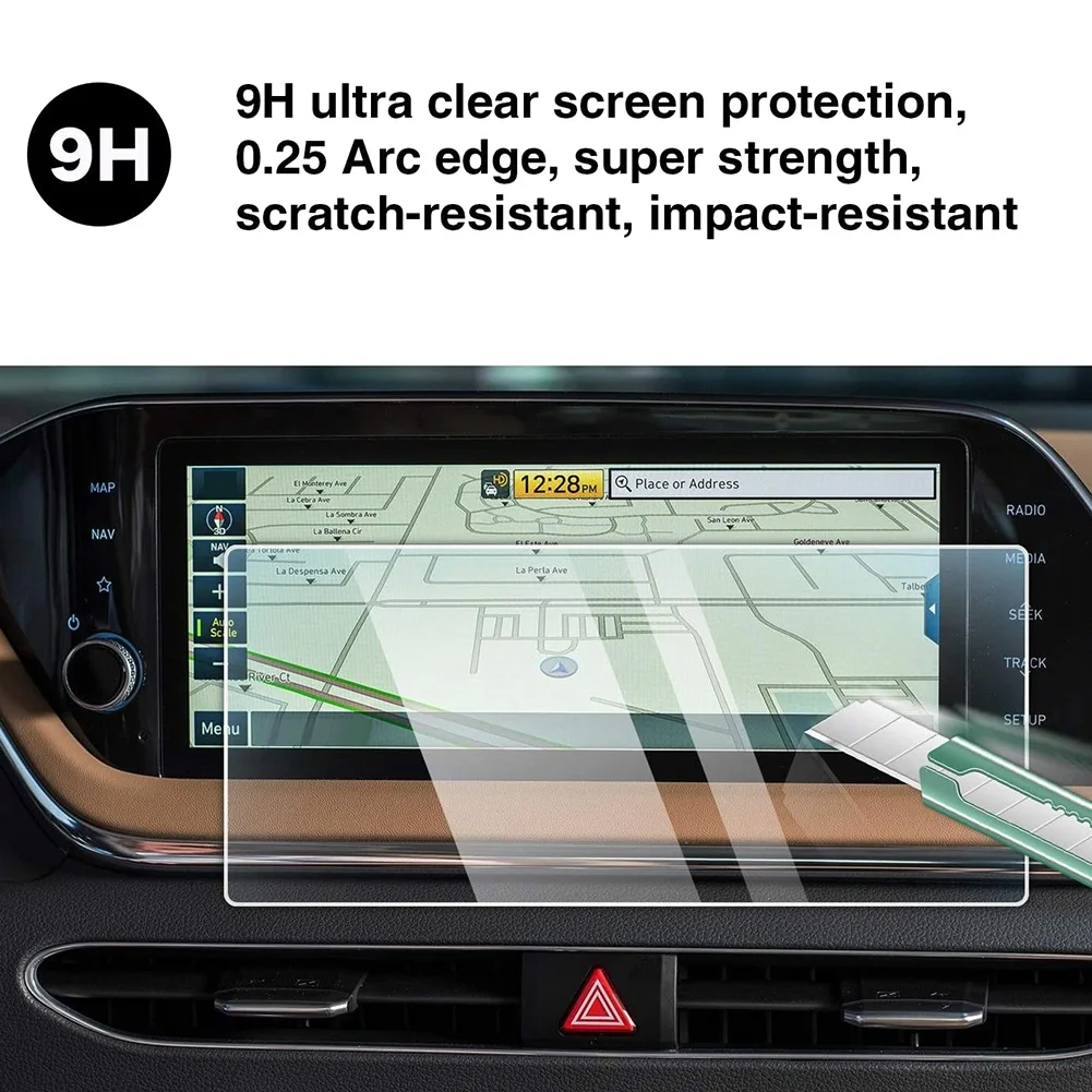 Для 2020 2021 2022 Hyundai Sonata 10 25 дюйма GPS навигация контактный экран протектор дисплея