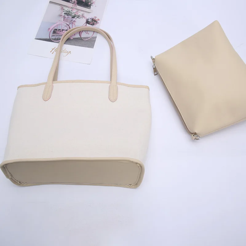 Fashion Women's Tote Bag High Quality Large Capacity Handbags Student Canvas Casual Simple Shoulder Bag Women Luxury Shopper Bag