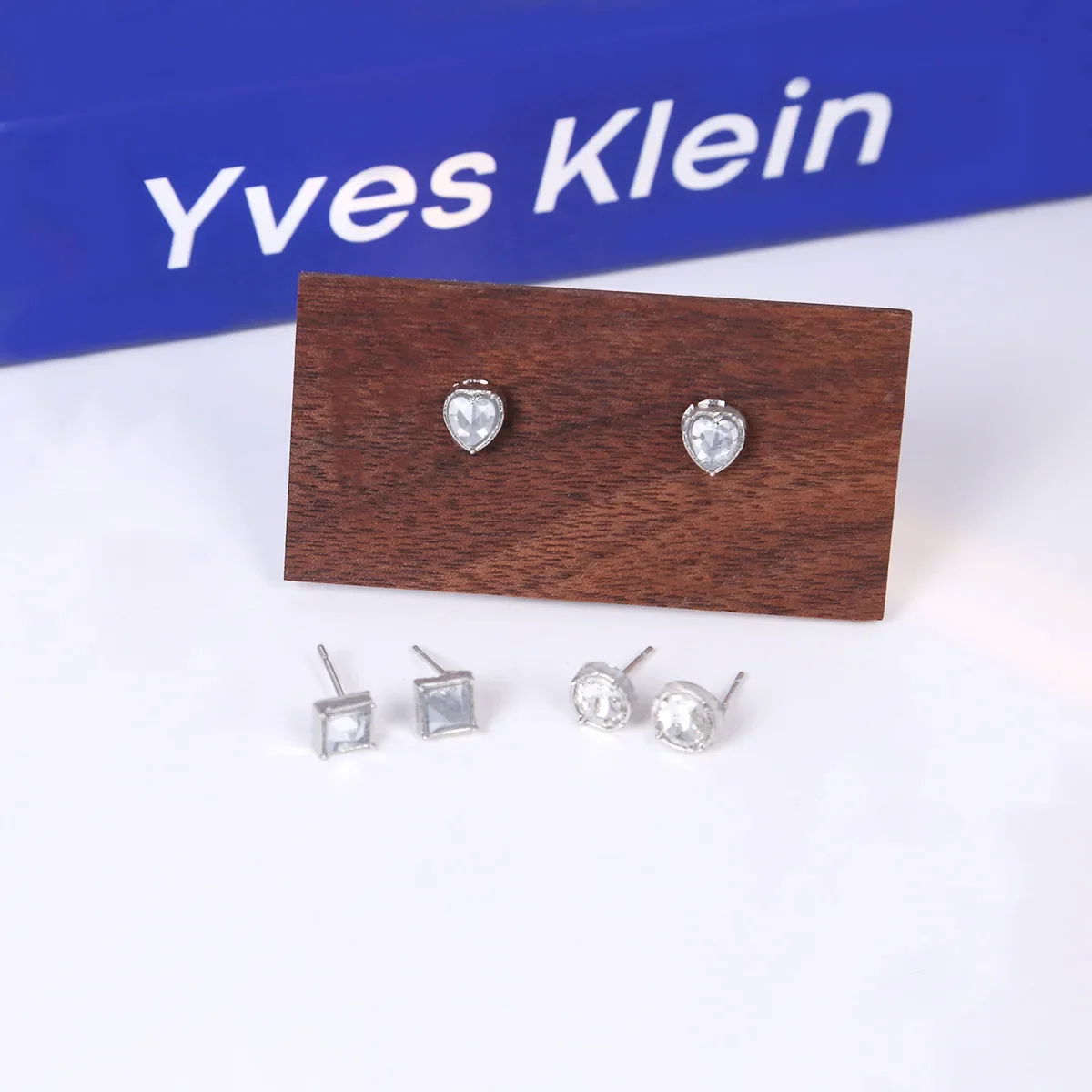 Нежные серебряные иглы элегантные серьги-кольца с бриллиантами для женщин