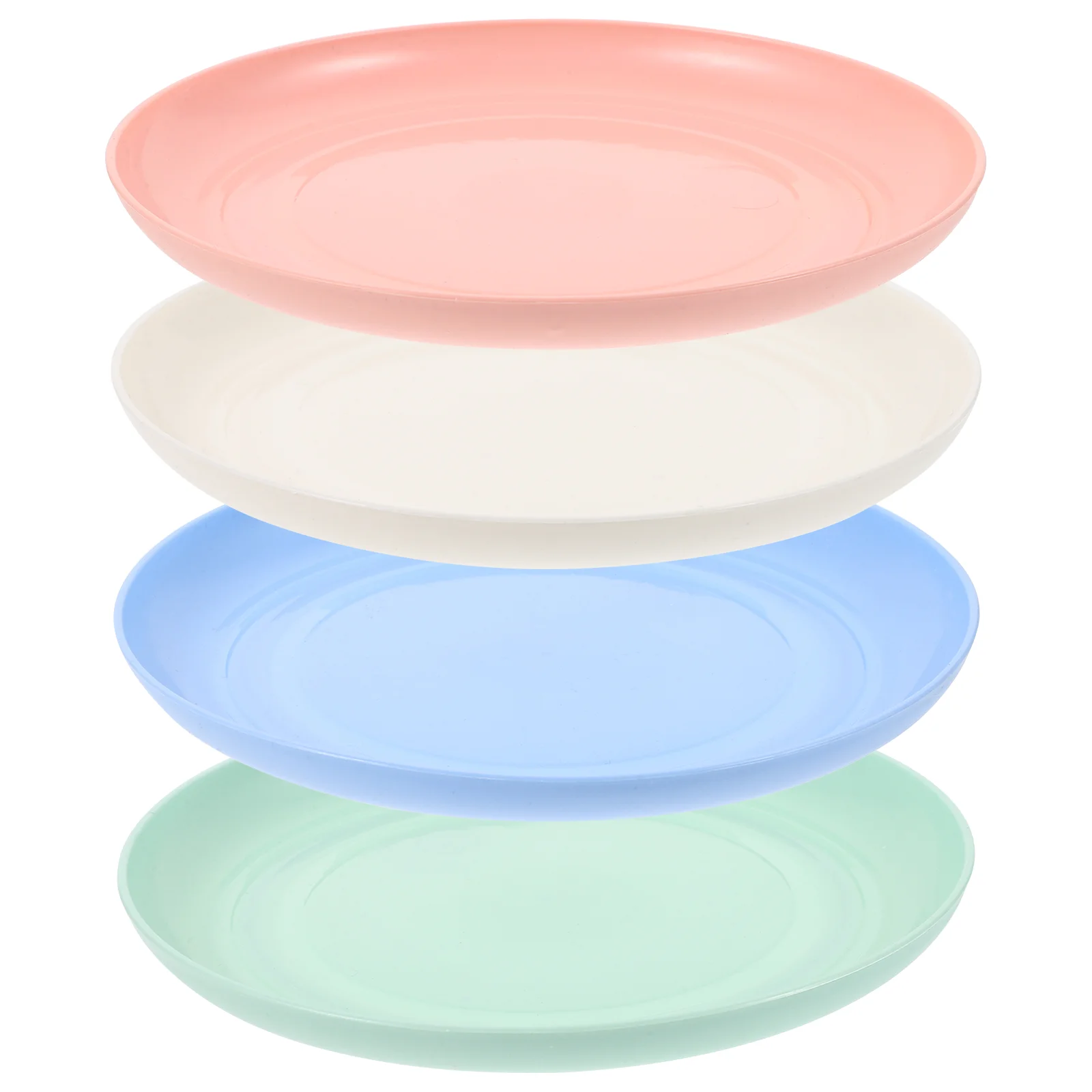 

4Pcs Cat Food Dish Food and Water Bowl Round Feeding Bowl Cat Flat Feeding Dish