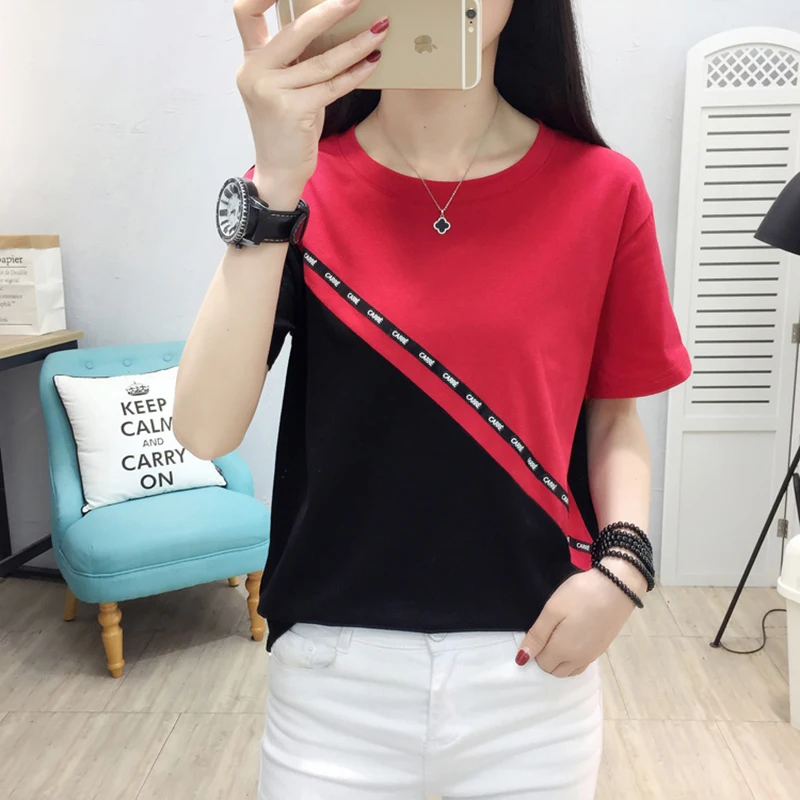 

Off Shoulder Women Tshirts Summer T Shirt Short Sleeve Shirts Fashion Brand Cotton Letter Tshirt White Top Tee Shirt Femme 2019