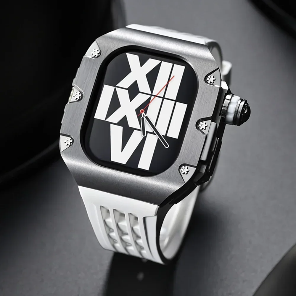 Роскошный комплект модов из титанового сплава для Apple Watch Ultra 2 49 мм прозрачный