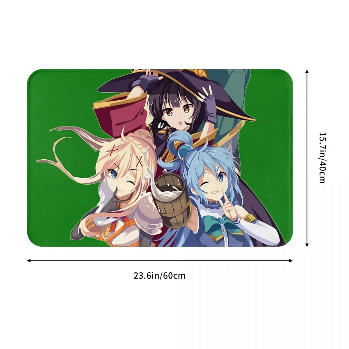 Милый KonoSuba Божье благословение в этом чудесном мире нескользящий ковер коврик