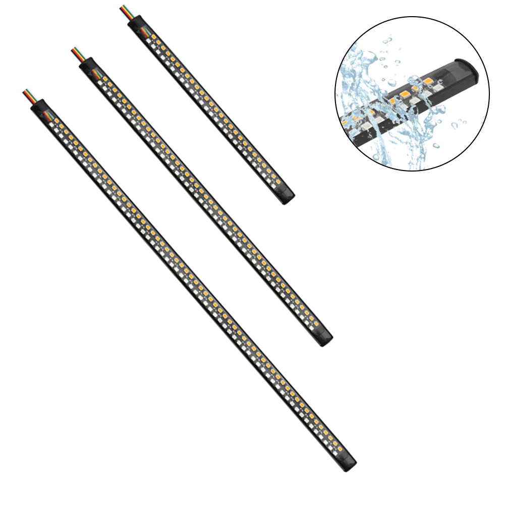 

Greater Visibility Light Brake Lights Car Light Two-Color Light Bar Strobe Brake Lights Car Accessories For Car