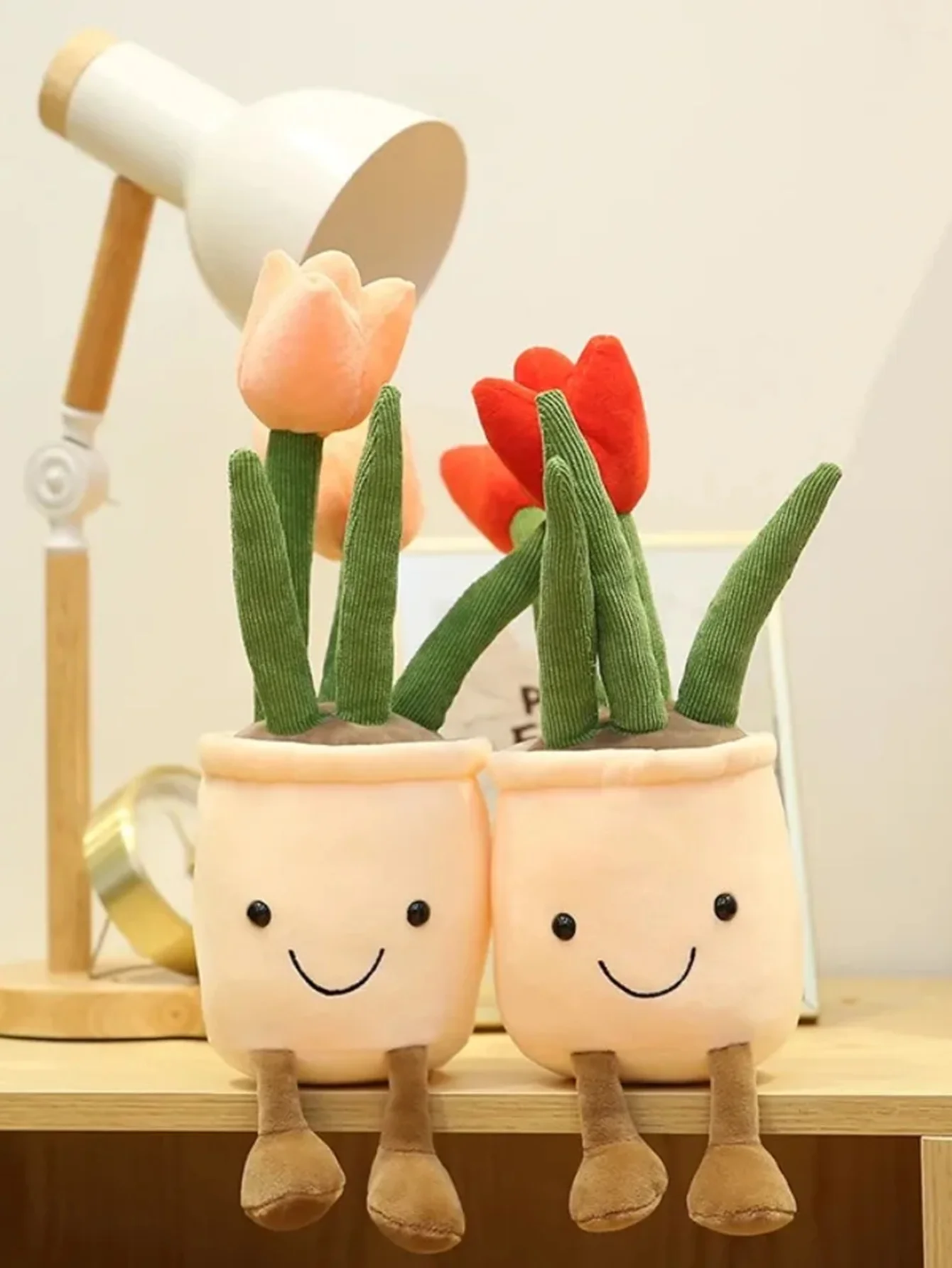 35 См Тканевый Тюльпан Сочные Искусственные Растения Мягкая Игрушка Цветок В