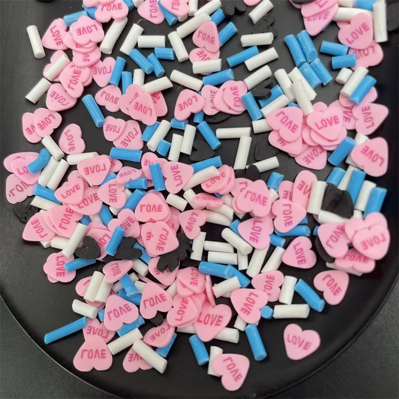 

60 г Милая смесь полимерной глины в форме сердца, мягкая глина для детей «сделай сам»/рукоделие «сделай сам»/дизайн ногтей/искусство/ремесле...