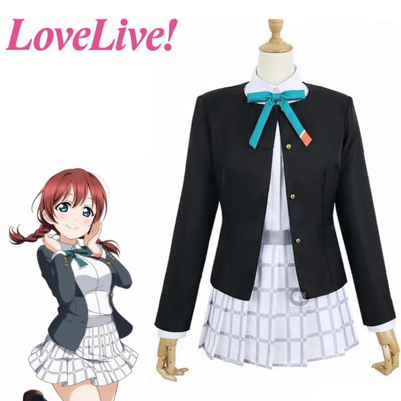 

Love Live! Nijigasaki High School Idol Club Emma Verde School Uniform Outfit Anime Customize Cosplay Costumes
