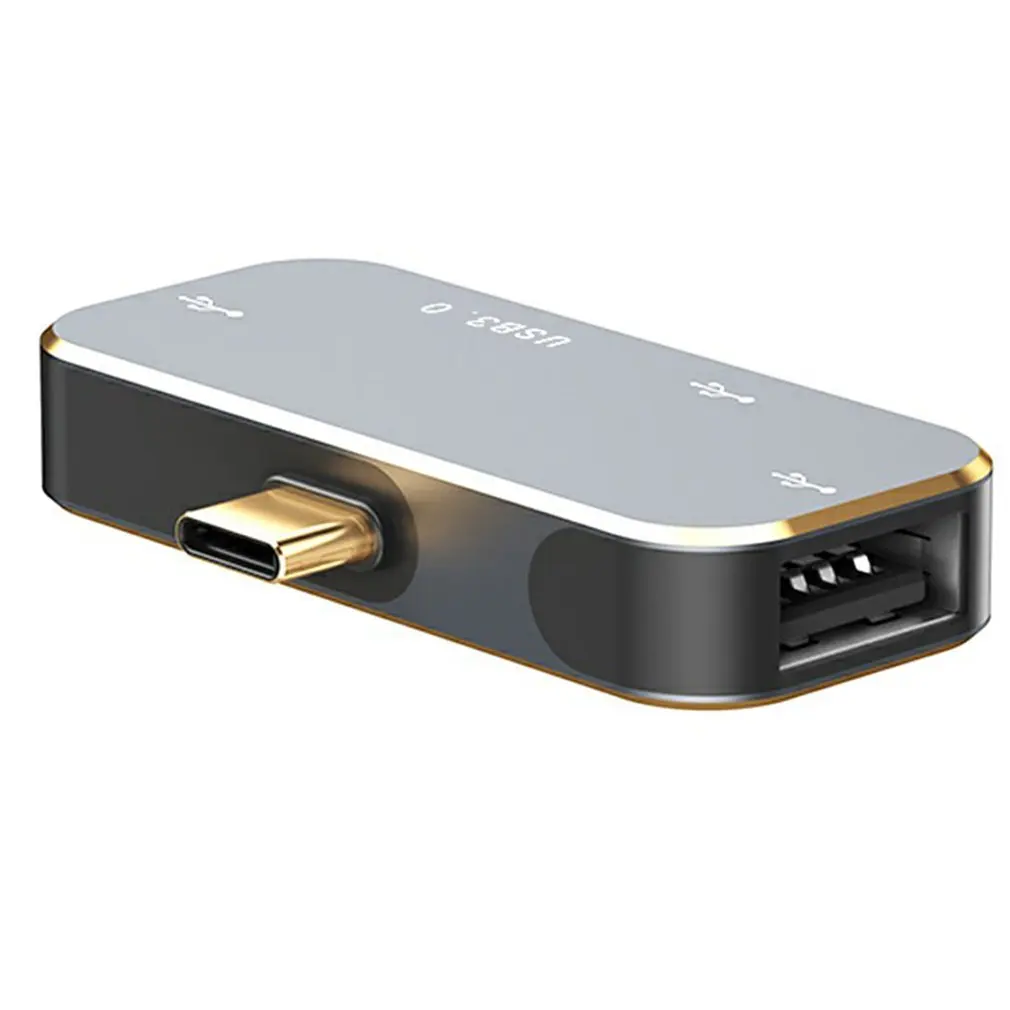 

Type C To USB Hub 3-port HUB Mini Adapter Universal Compatible Hub High-speed And Stable Transmission