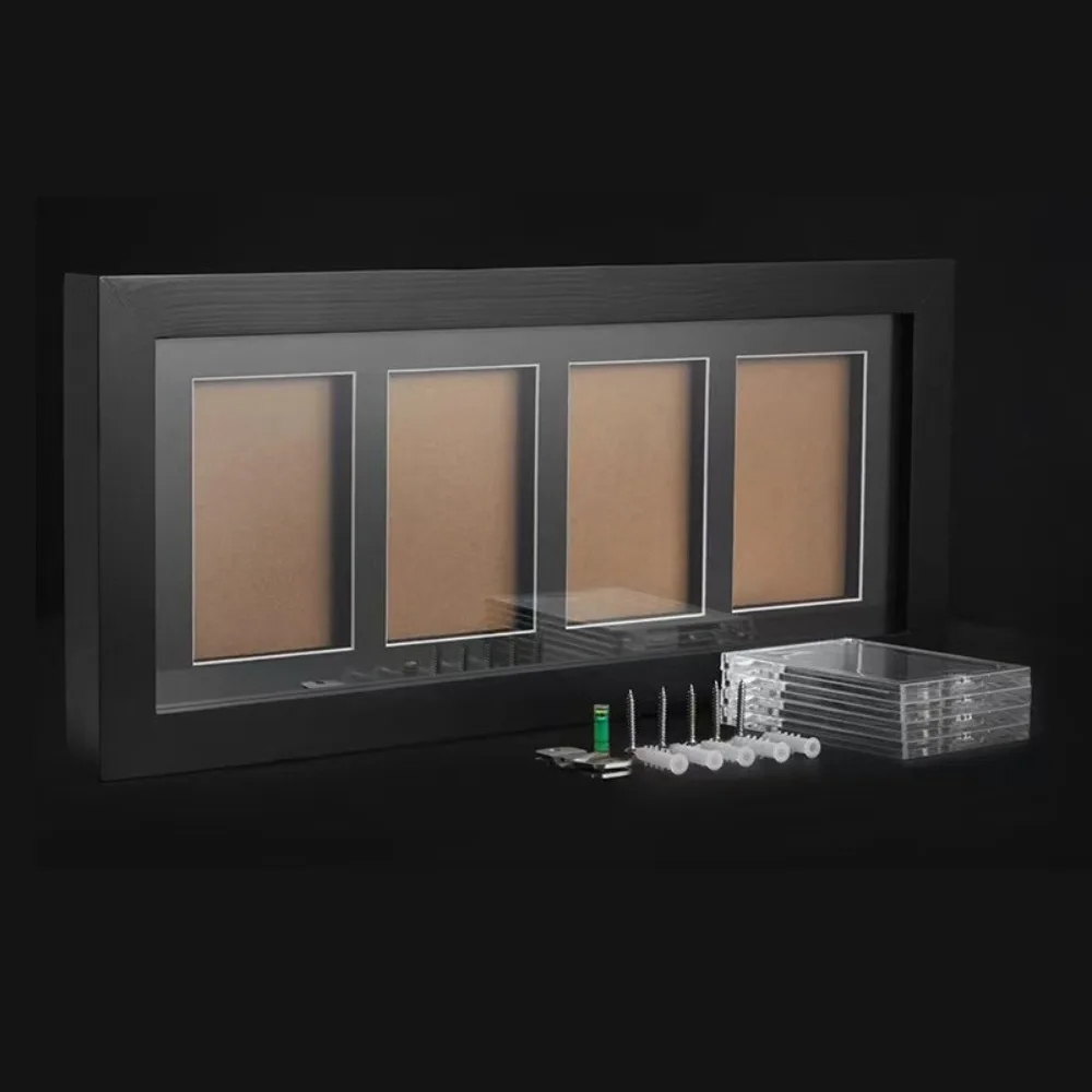 

Деревянная рамка для коллекционных карт 4 секции