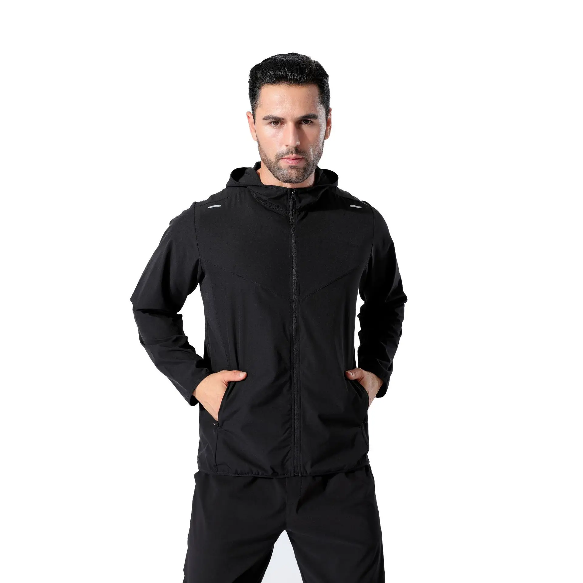 Мужской и женский одинаковый топ с логотипом на заказ осенне-зимний кардиган