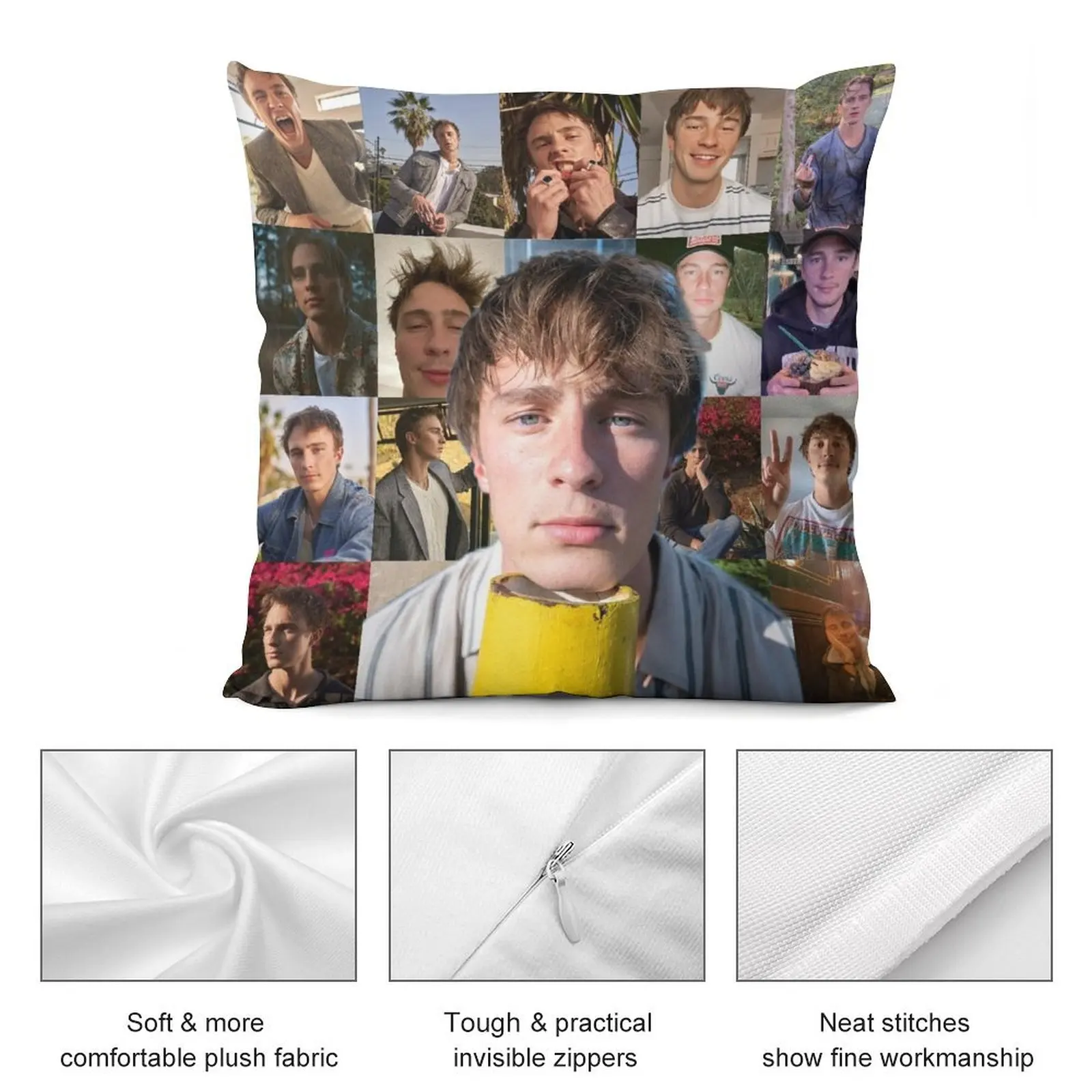 Наволочка для подушки с рисунком старины