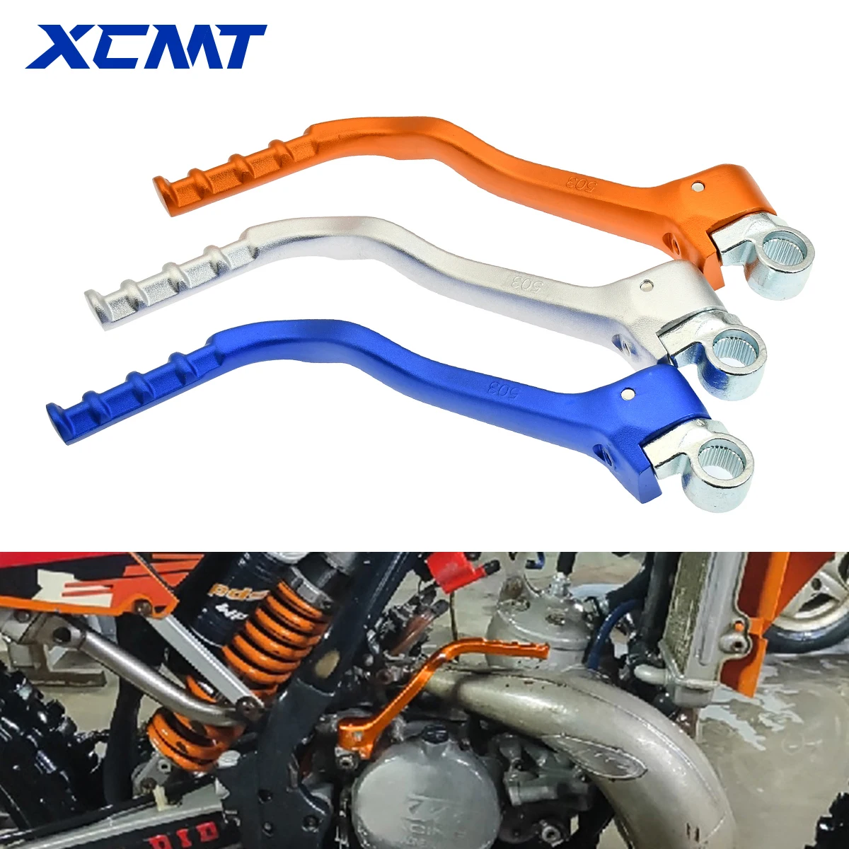 Кованая педаль стартера с ЧПУ для KTM SX XC XCW XCF XCFW SXF EXC EXCF 250 300 350 450 Husqvarn TE TC 2011-2016