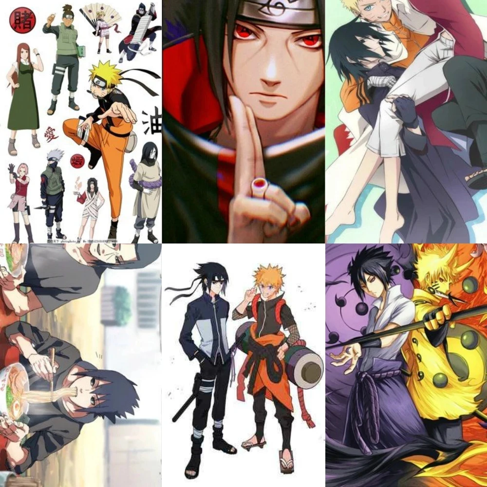 

Bandai DIY 5D Naruto современная японская Классическая аниме Учиха Саске алмазная живопись Алмазная вышивка мозаика домашний декор