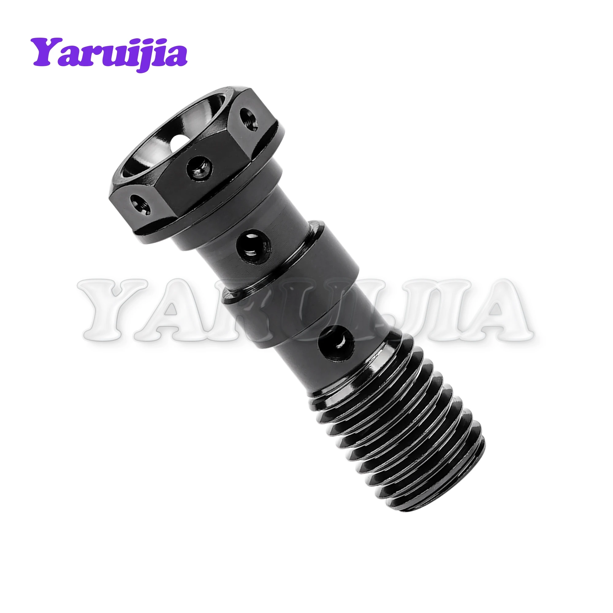 

Титановый болт Yaruijia шаг M10 1,0/1,25 с двойным отверстием, фланец для слива масла, винт для масляной трубки с фрикционным тормозным суппортом