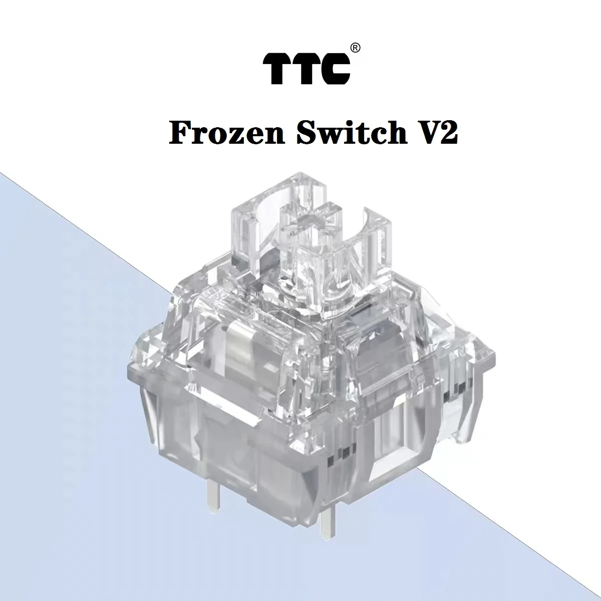 

Upgrade TTC Frozen Switch V2 Mechanical Keyboard Silent Mute Linear 39g 3 pins Same Hand feel as Gold Pink RGB Transparent