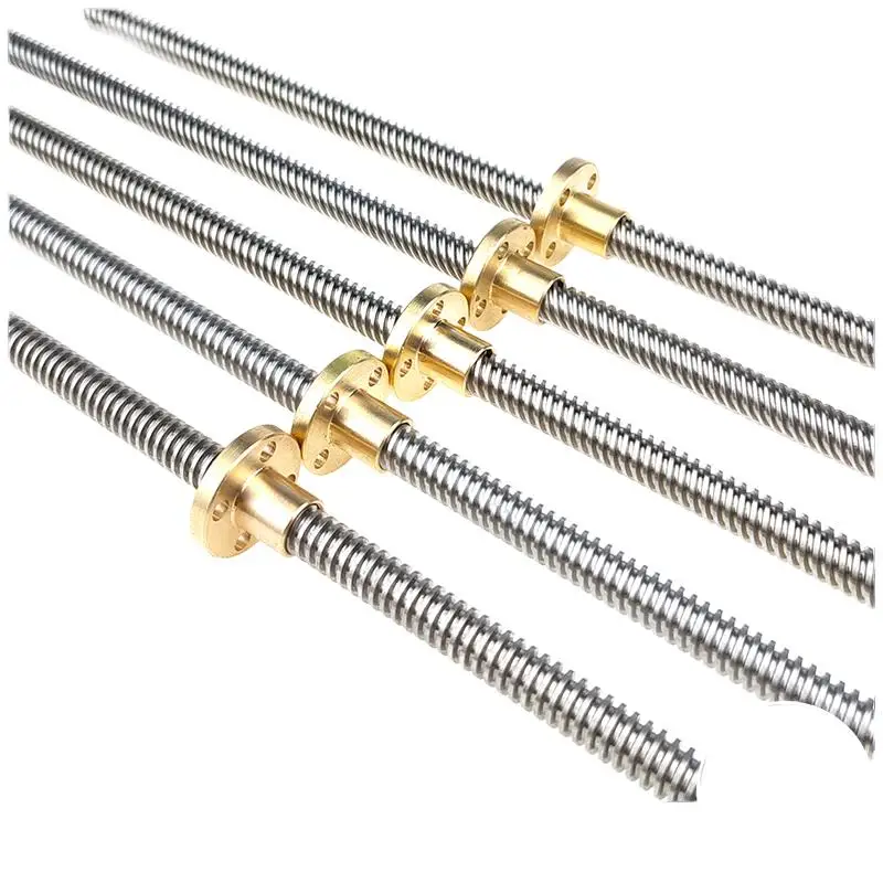 Свинцовый винт T8 2 мм 4 8 нержавеющая сталь 304