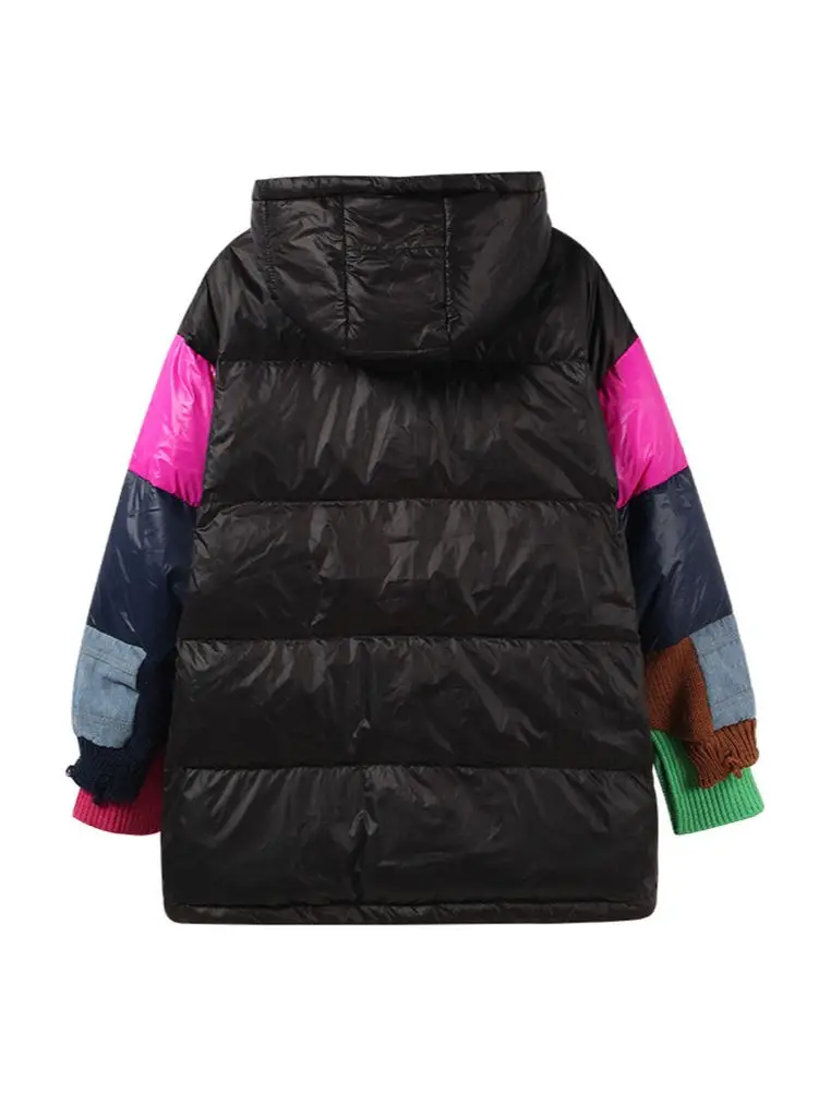 New Women Casual Style Down Jacket White Duck Down Jackets Autumn Winter Warm Hoodies And Female Outwear