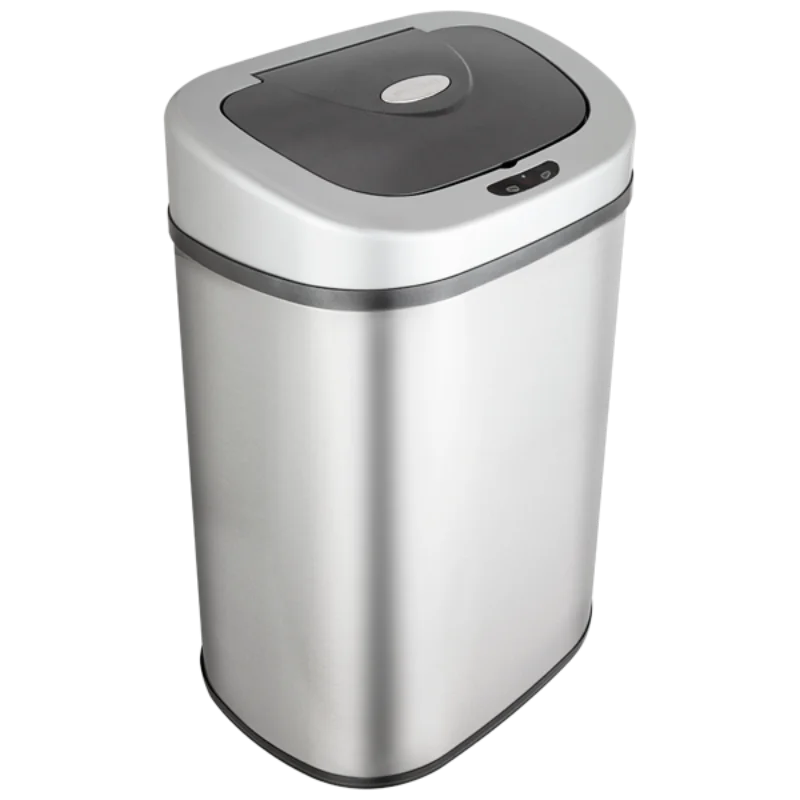 Высококачественная мусорная корзина с датчиком из нержавеющей стали для