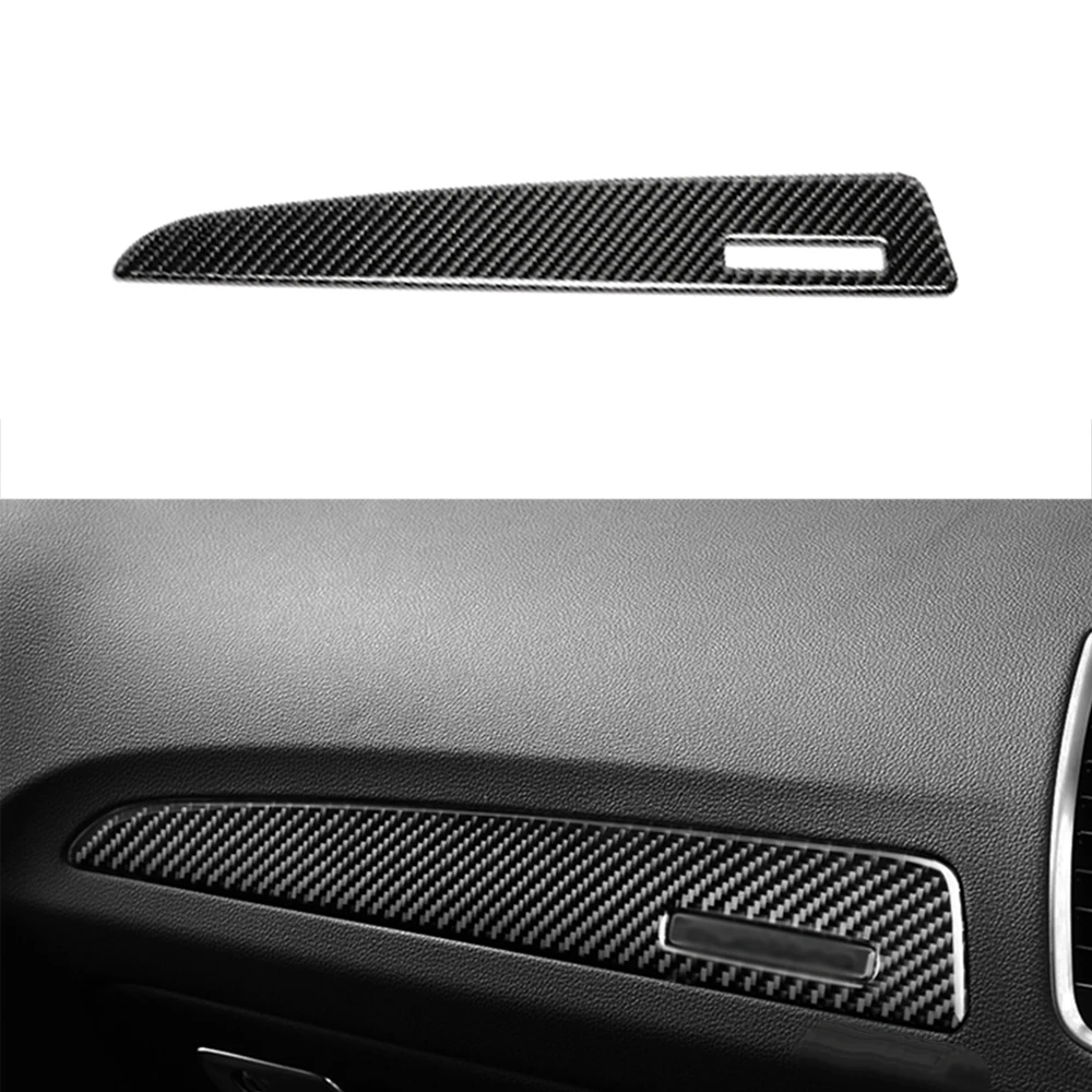 

Car Copilot Dashboard Panel Strip Carbon Fiber Trim Black Car Auto Accessories For Audi Q5 8R 2010-2018 SQ5 8R 2013-2017