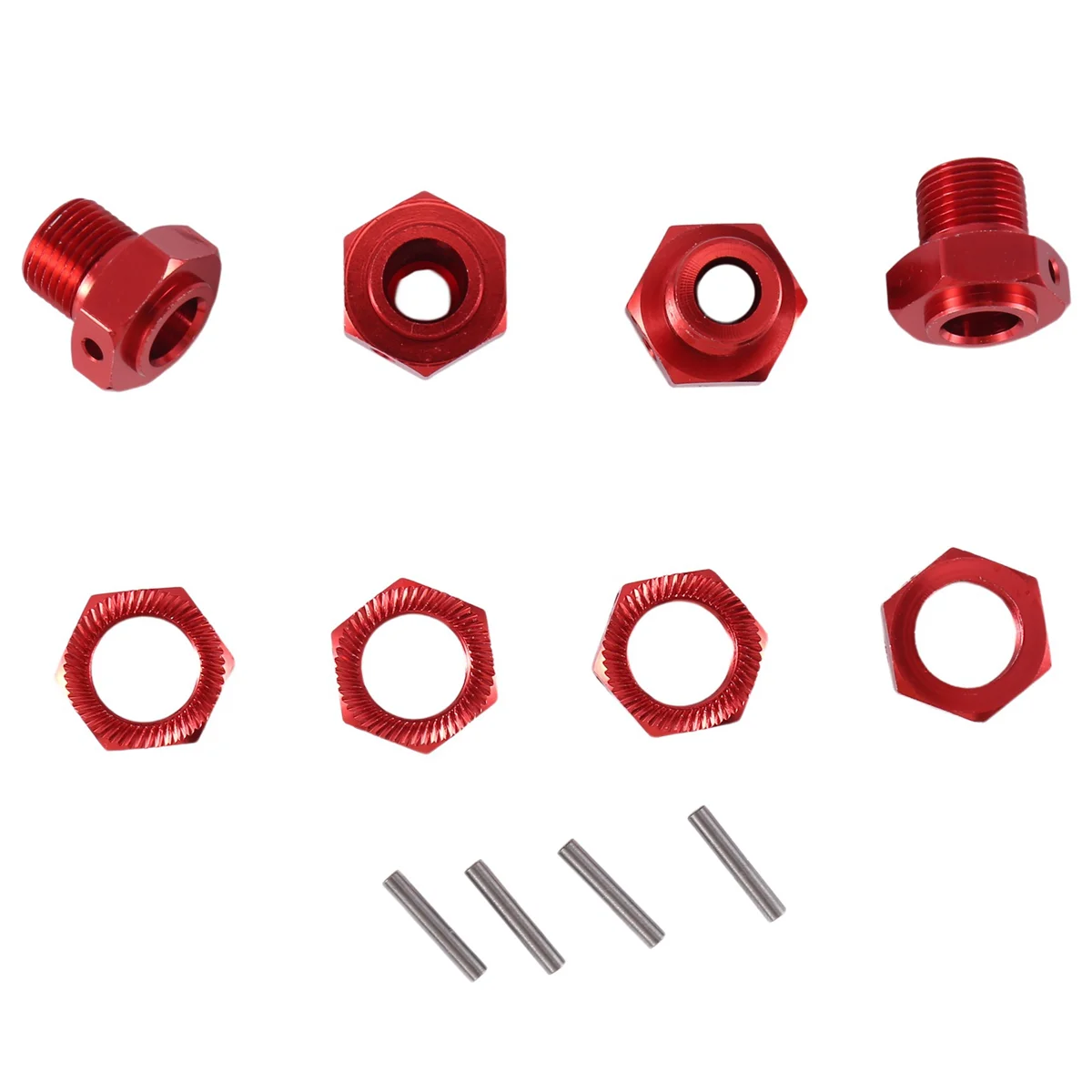 Металлическая Шестигранная Ступица колеса 17 мм адаптер с гайкой для Arrma 1/10 Φ KRATON
