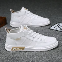 solid color man sneakers korean version all match non slip breathable casual shoes men small white shoes flat shoes men footwear