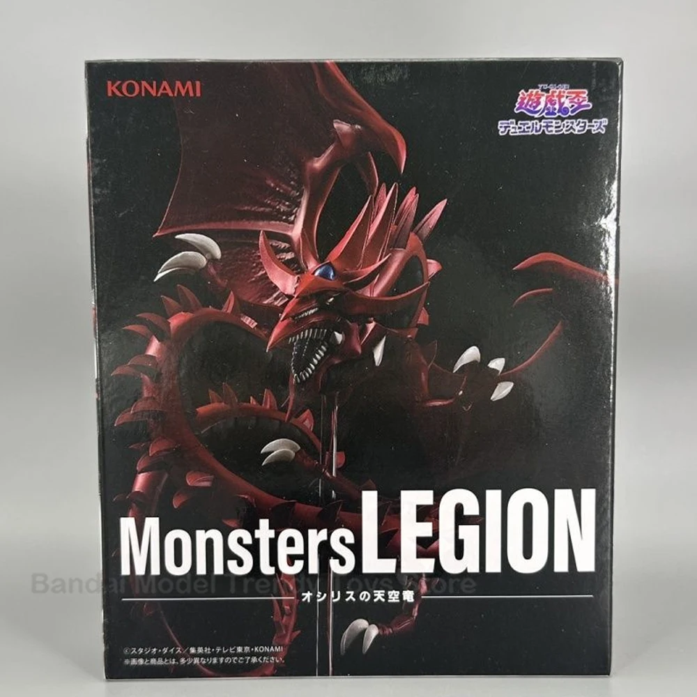 Фото В наличии KONAMI Monsters LEGION Yu-Gi-Oh! Аниме-фигурка Крылатого Дракона Ра: Оригинальная модель, игрушка, украшение, подарок для коллекционирования №5