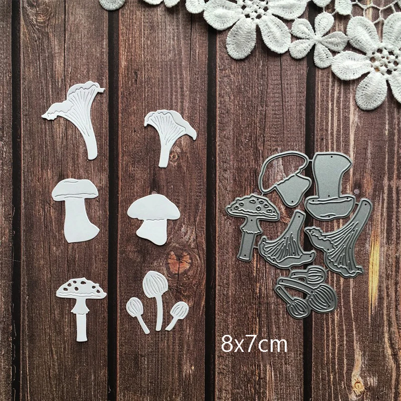 

2023 New Mushroom Metal Cutting Dies Stencils For DIY Scrapbooking Decorative Embossing Handcraft Die Cutting Template DIY