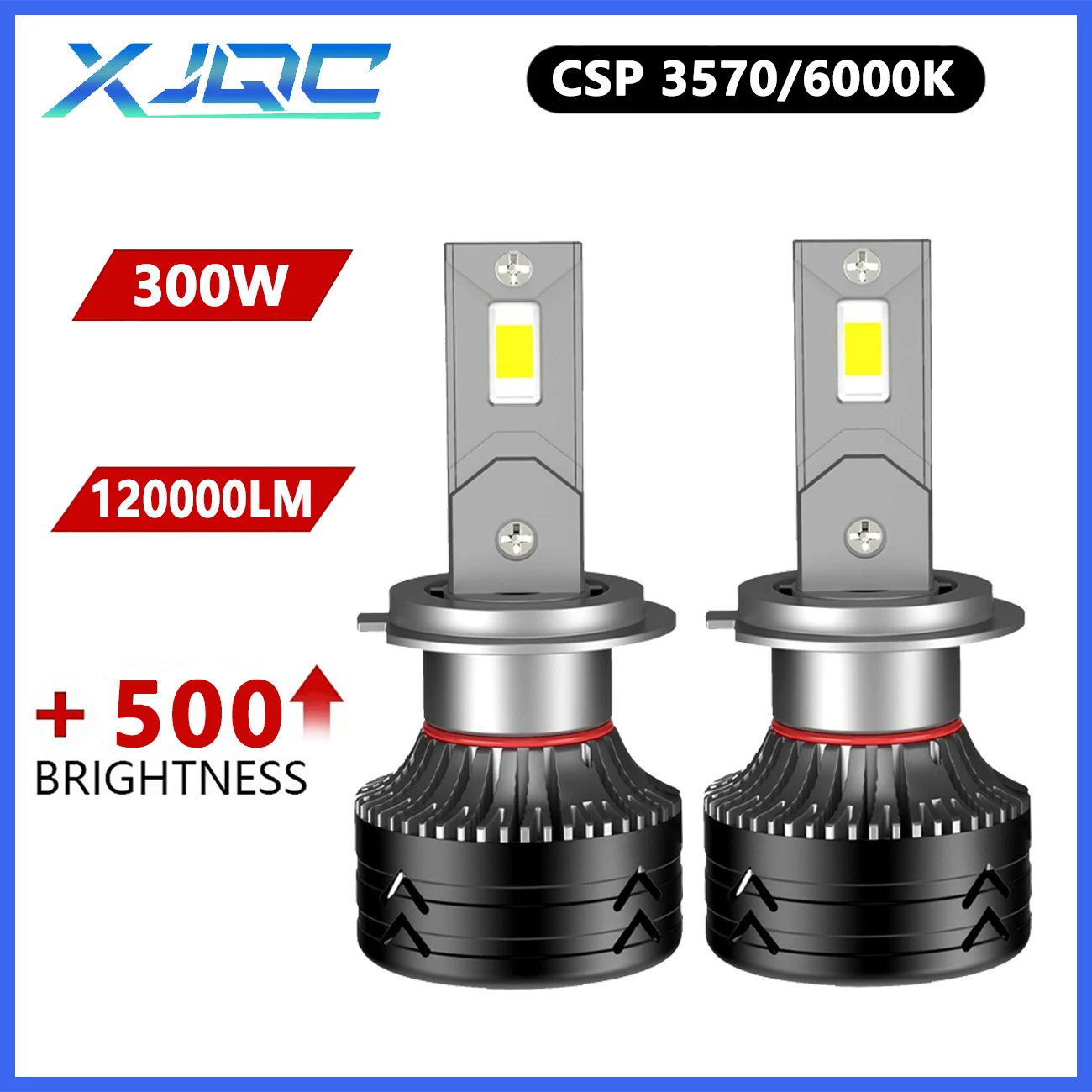 

Автомобильные фары XJQC F10 H1 H4 H7 6000 лм 300 K 9005 Вт с высокой мощностью