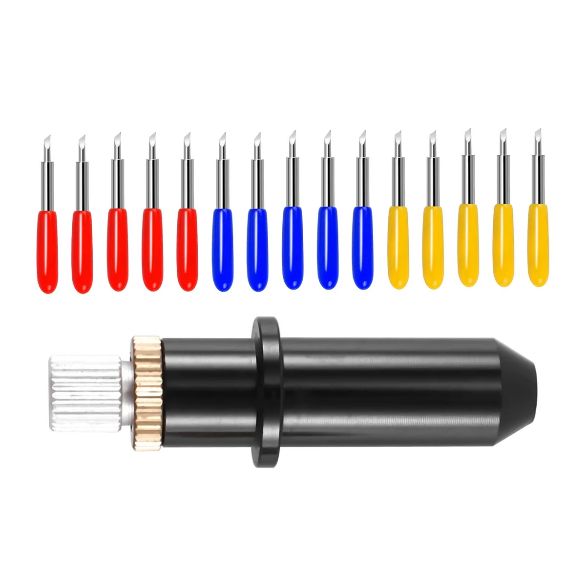 

16Pc 30/45/60 Degrees Mimaki Cricut Cutting Plotter Vinyl Cutter Blades+ Mimaki Blade Holder