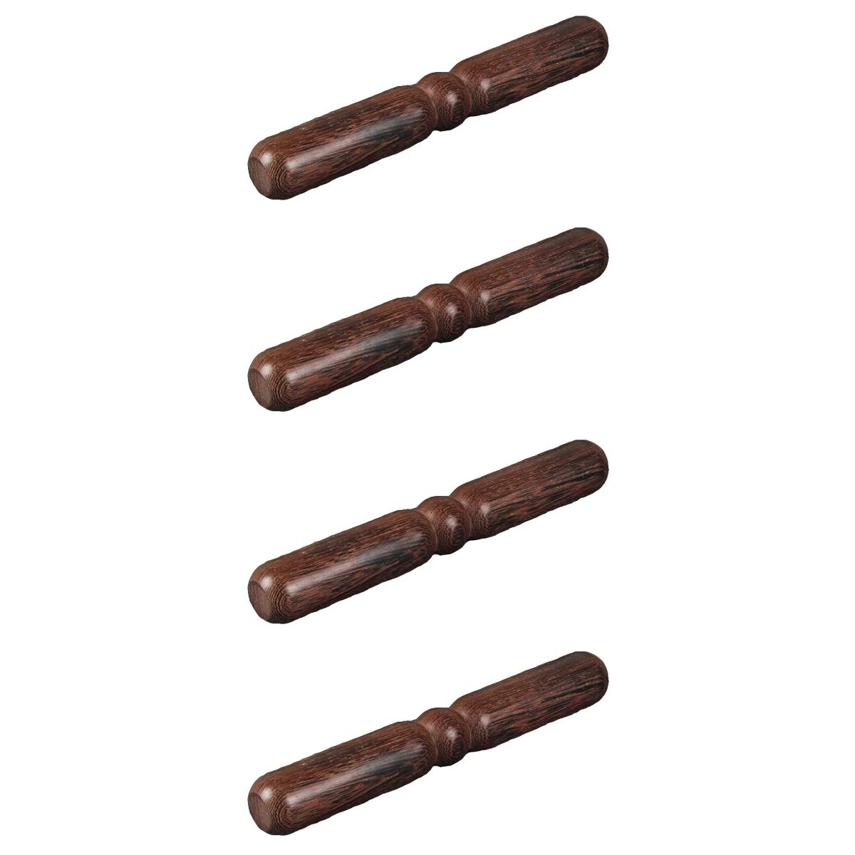 

4Pcs Wooden Roll Stick Solid Wood Tai Chi Ruler Premium Tai Chi Stick Taiji Ruler Exercise Fitness Bar Wushu Kung Fu Rod