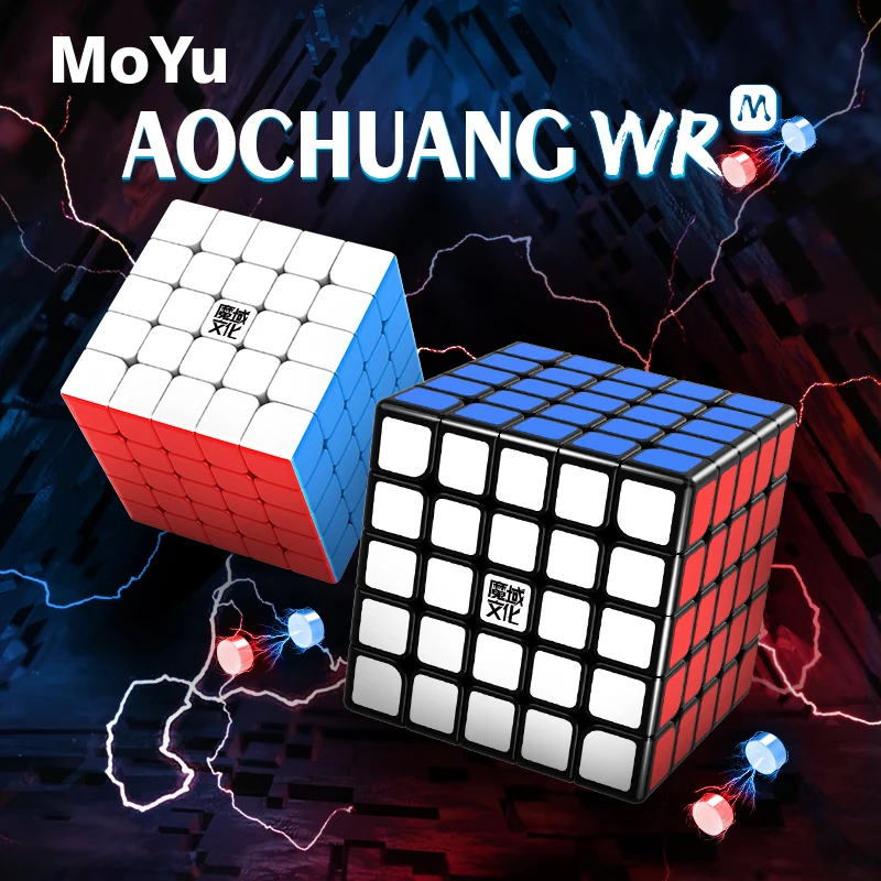 

Moyu AoChuang WR M 5x5 Magnetic Magic Speed Cube Stickerless Professional Fidget Toys AOCHUANG WRM 5X5X5 Cubo Magico Puzzle