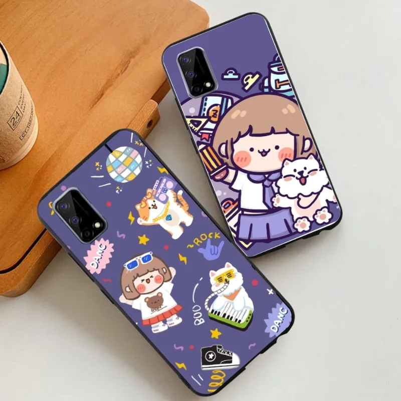 Чехол для телефона с изображением милой девушки для VIVO Y95 Y93 Y31 Y20 V19 V17 V15 Pro X60 NEX
