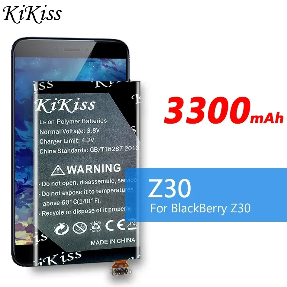 Сменный аккумулятор KiKiss 3300 мАч BAT-50136-003 для смартфонов BlackBerry Z30 Batteyies