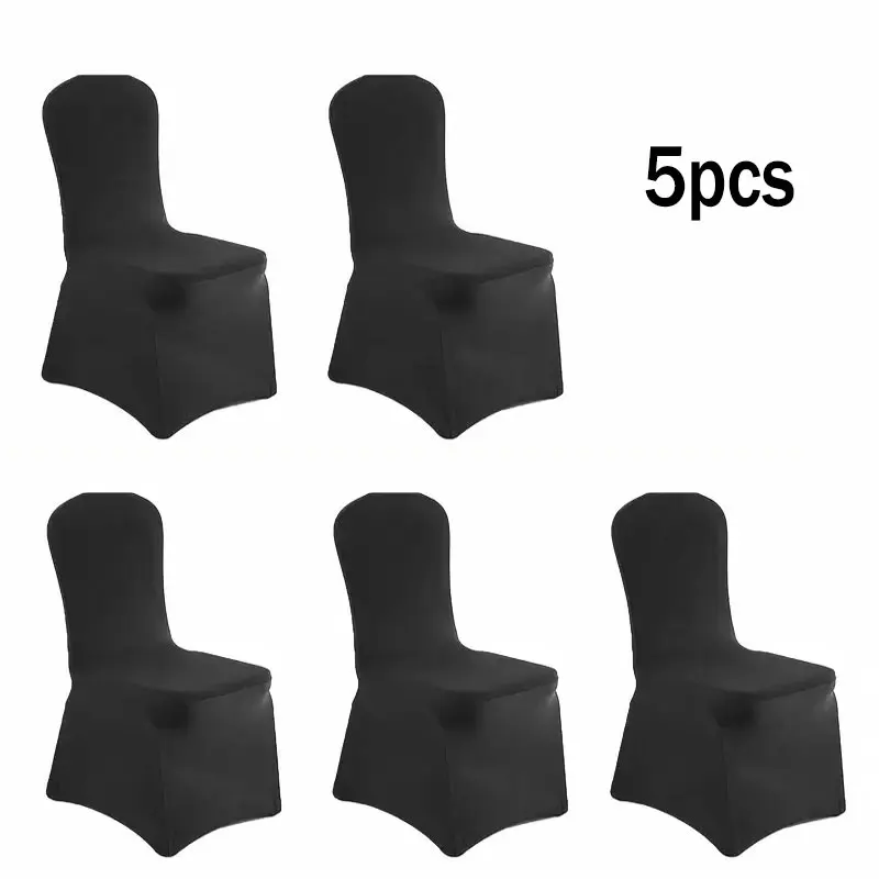 

Однотонные высокоэластичные чехлы для стульев