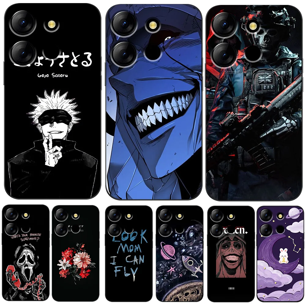 Чехол для INFINIX NOTE 30 4G 5G PRO силиконовый чехол на заднюю панель телефона tpu cute anime army
