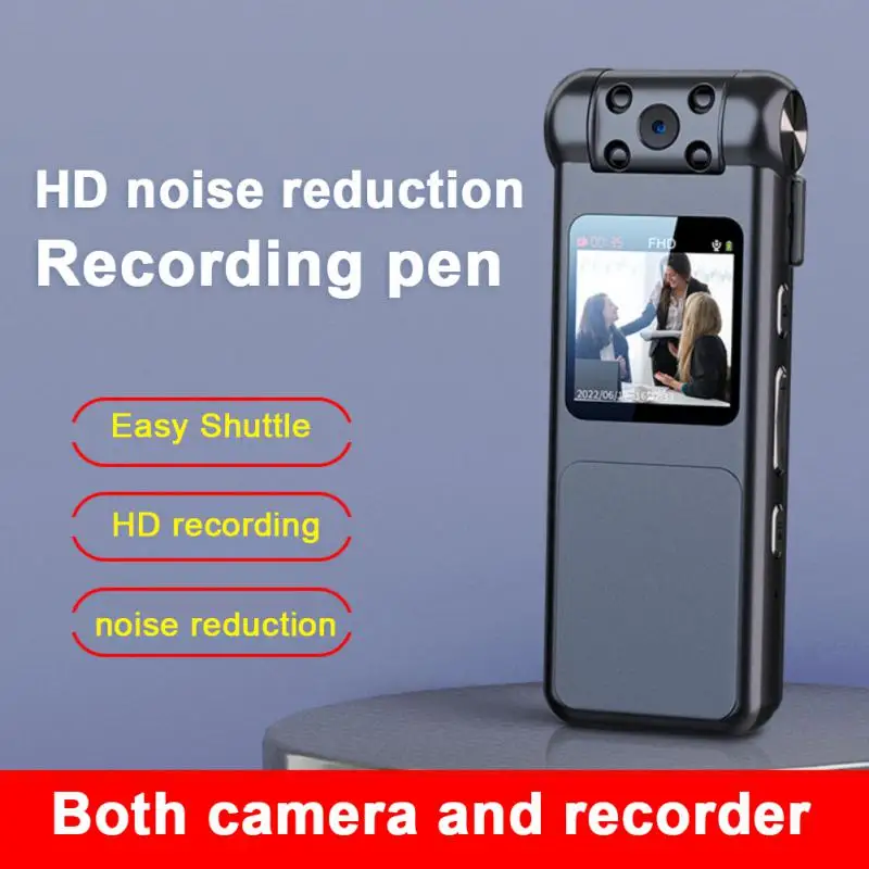 

Portable Camera HD Recorder DVR Video Security IR Night Vision Back Clip Magnetic Mini Camcorders One-click Voice Recording Cam
