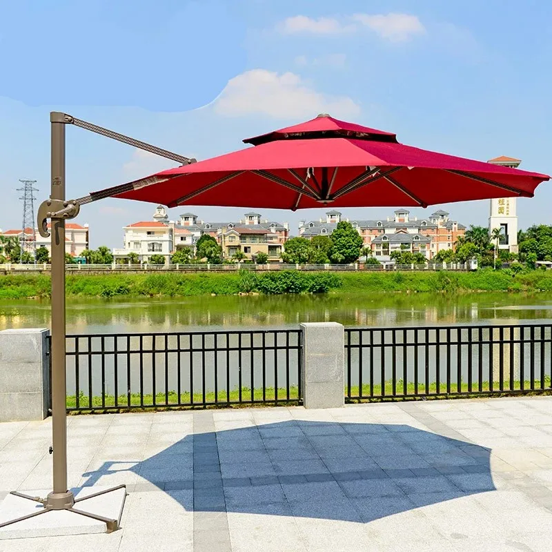 

round umbrella 3 meters outdoor Sun umbrella Roman umbrella courtyard Sun protection printing advertising umbrella wholesale